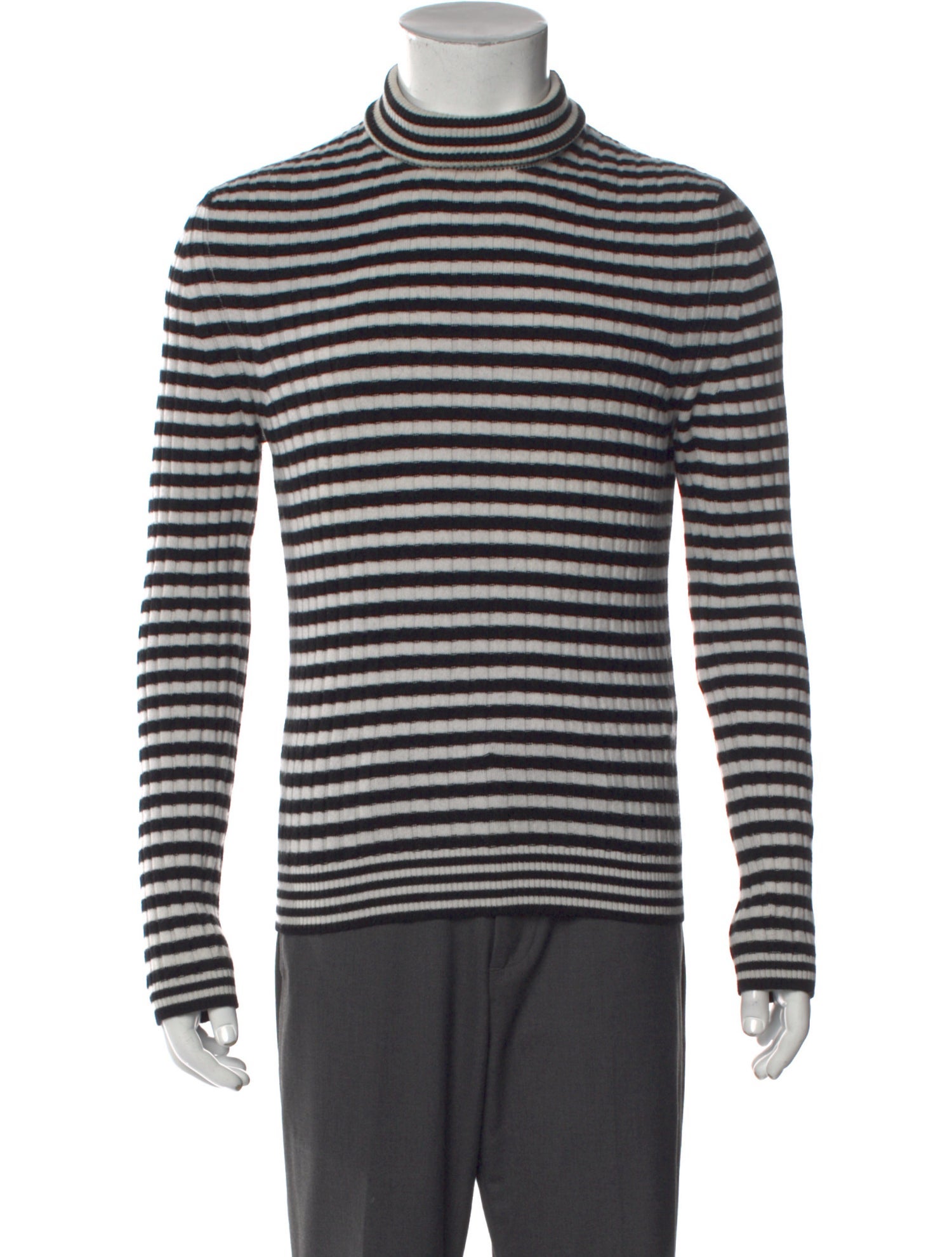 Tom Ford Striped Turtleneck Pullover