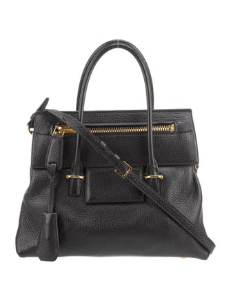Tom Ford Leather Top Handle Bag
