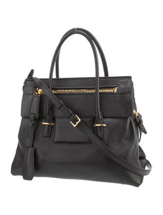 Tom Ford Leather Top Handle Bag