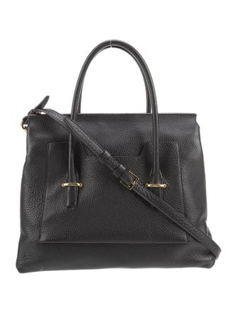 Tom Ford Leather Top Handle Bag