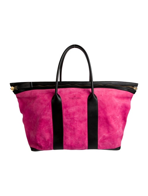 Tom Ford Suede Weekender Bag