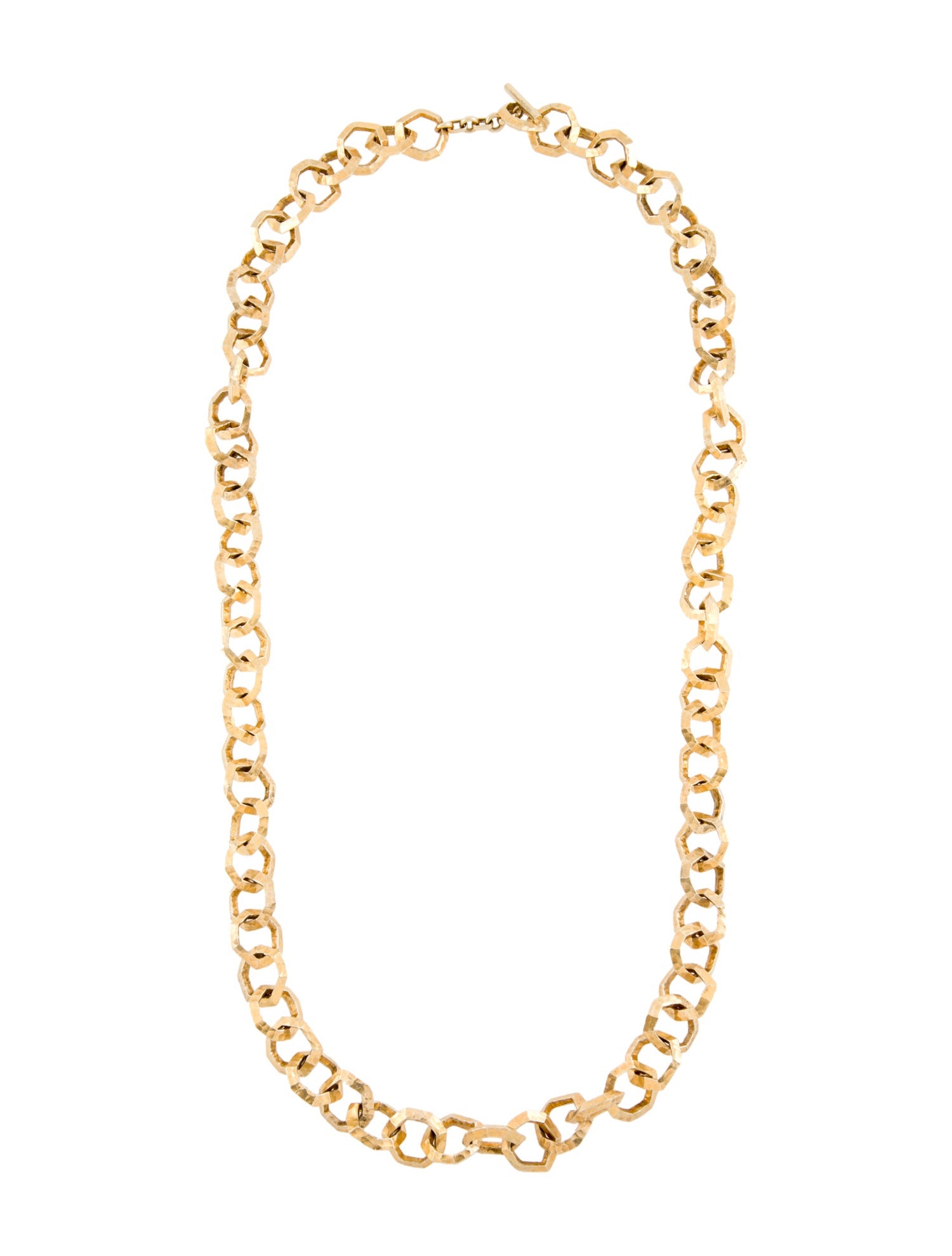 Tom Ford Hammered Chain-Link Necklace