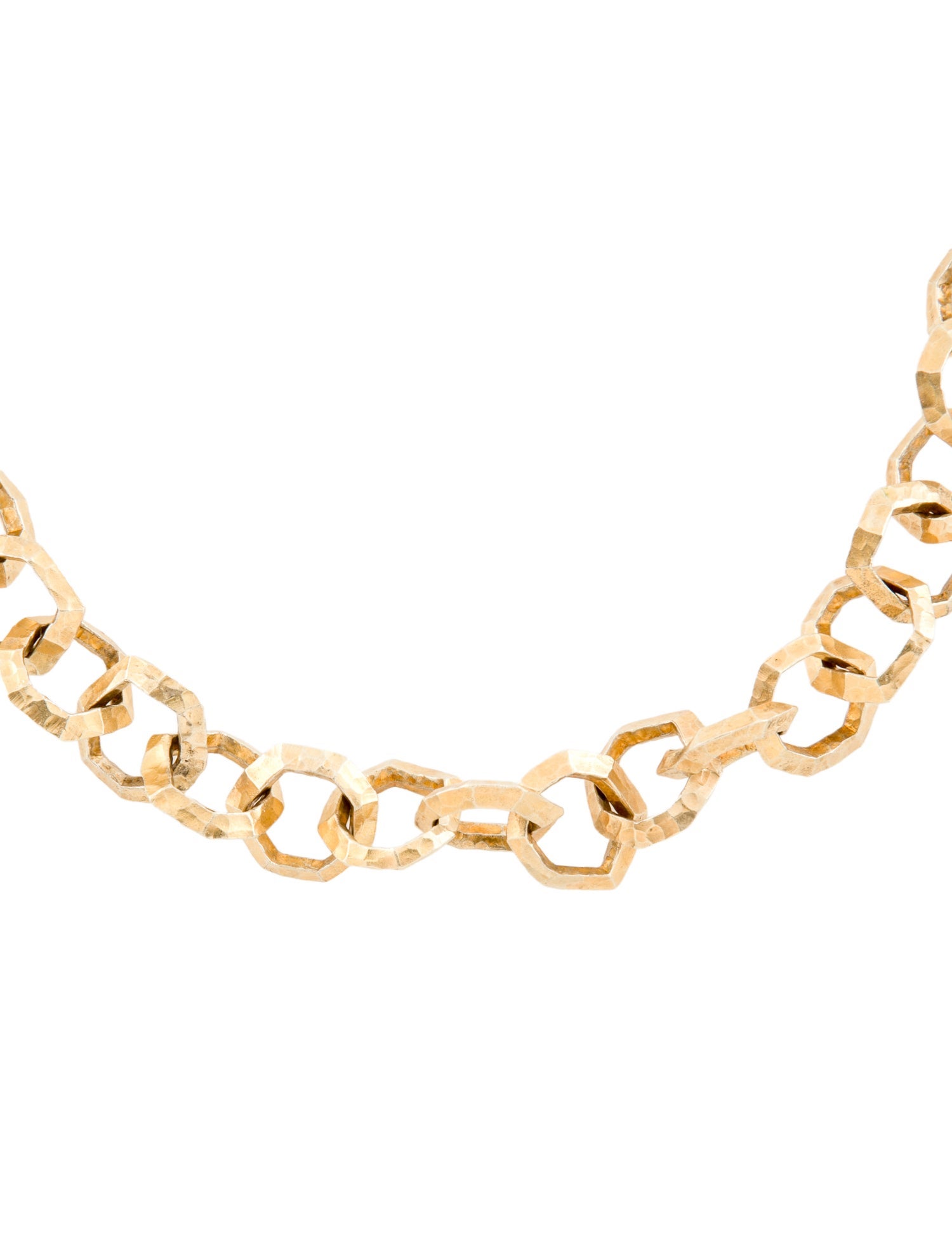Tom Ford Hammered Chain-Link Necklace