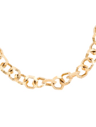 Tom Ford Hammered Chain-Link Necklace