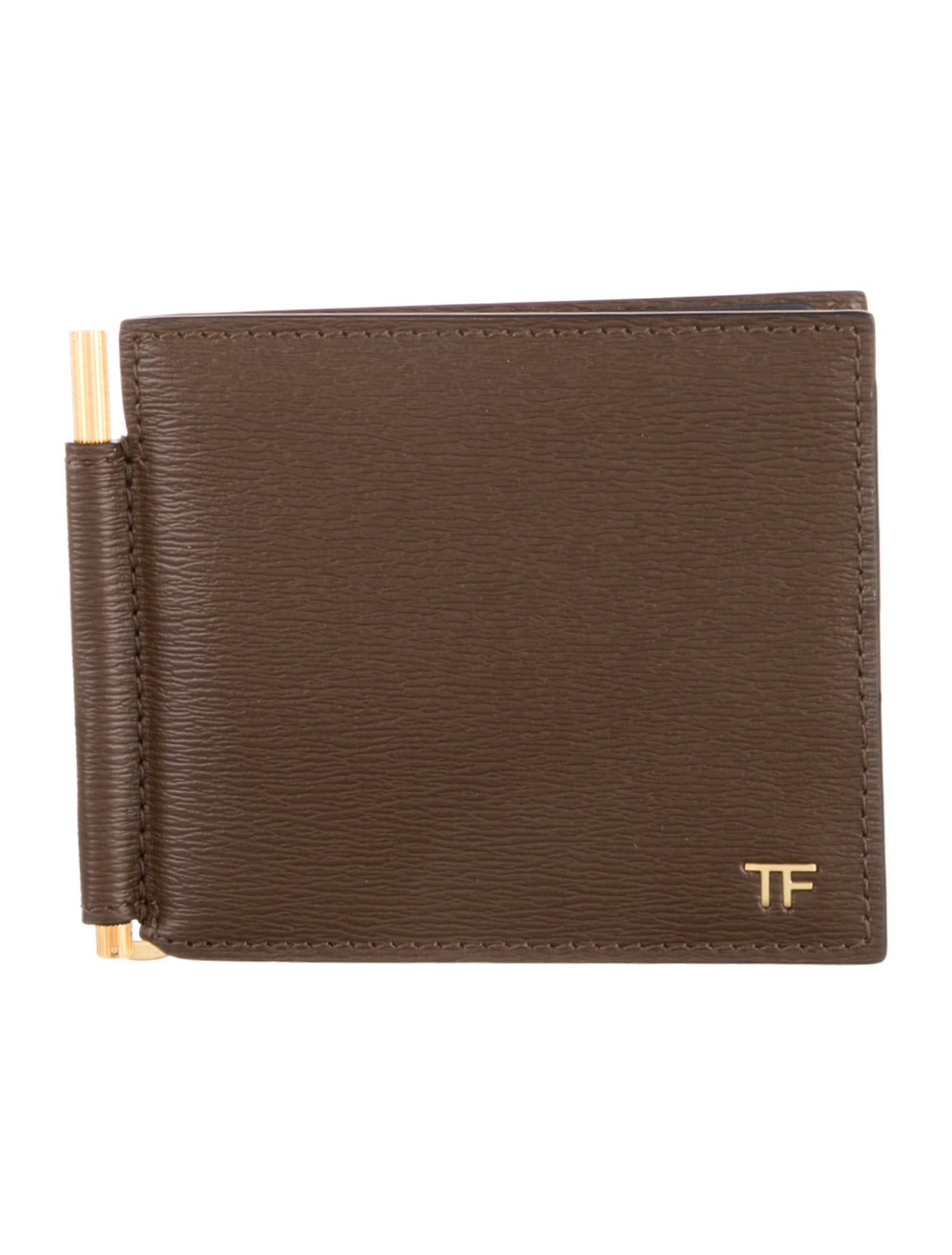 Tom Ford Signature Logo Leather Bifold Wallet