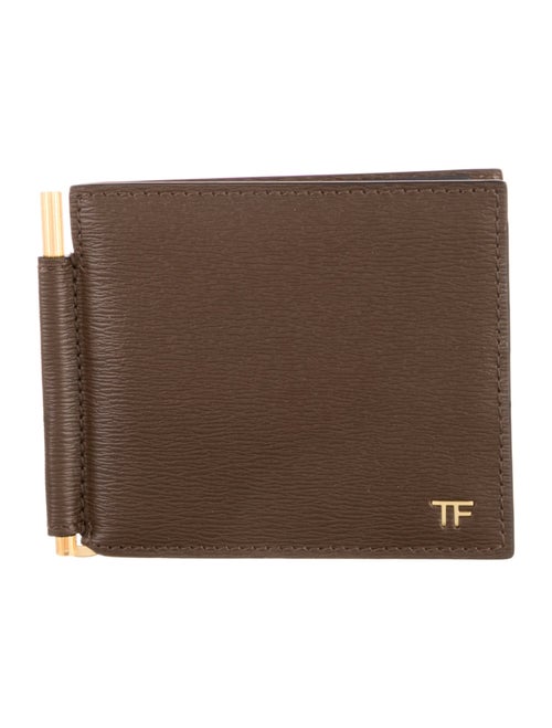 Tom Ford Signature Logo Leather Bifold Wallet
