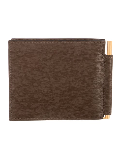Tom Ford Signature Logo Leather Bifold Wallet