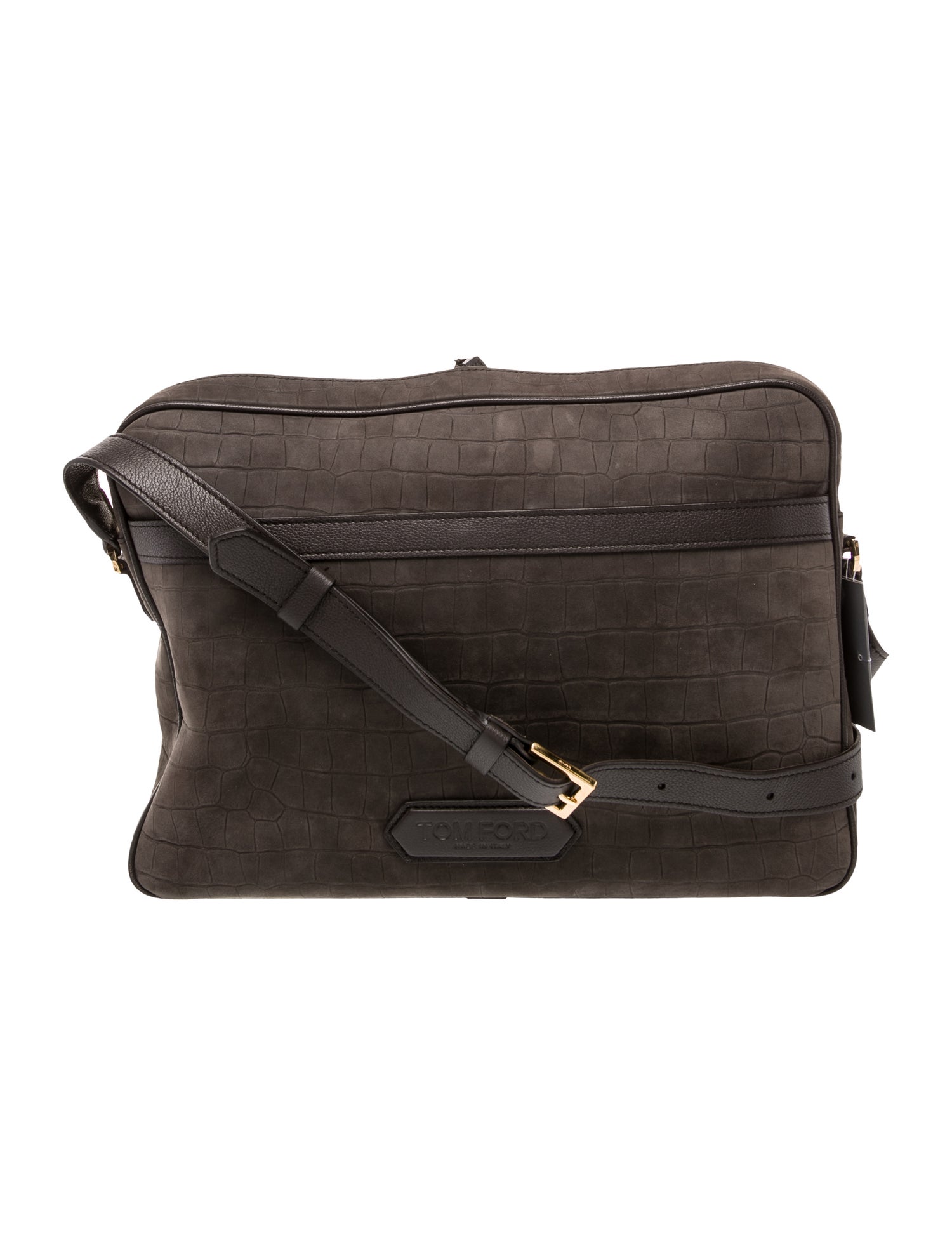 Tom Ford Suede Messenger Bag