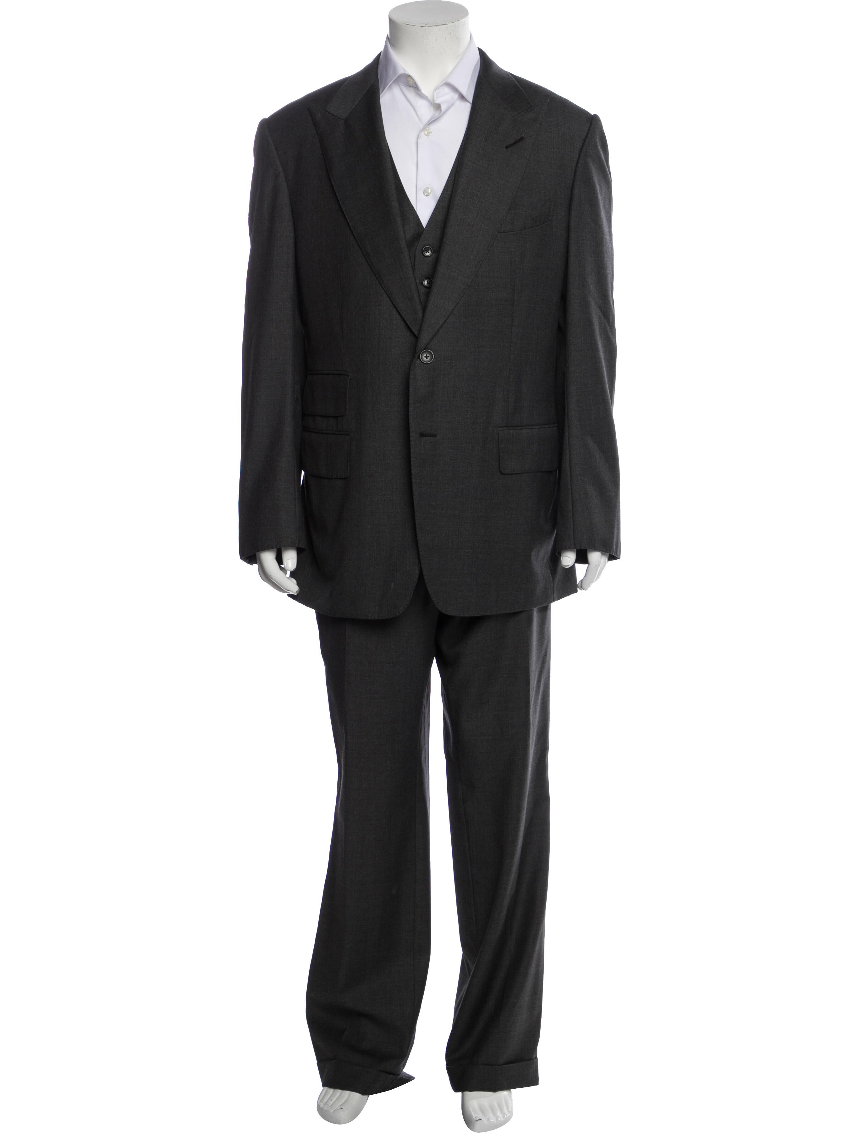 Tom Ford Wool Three-Piece Suit