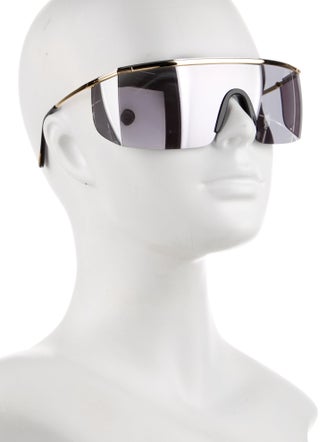 Tom Ford Shield Mirrored Sunglasses