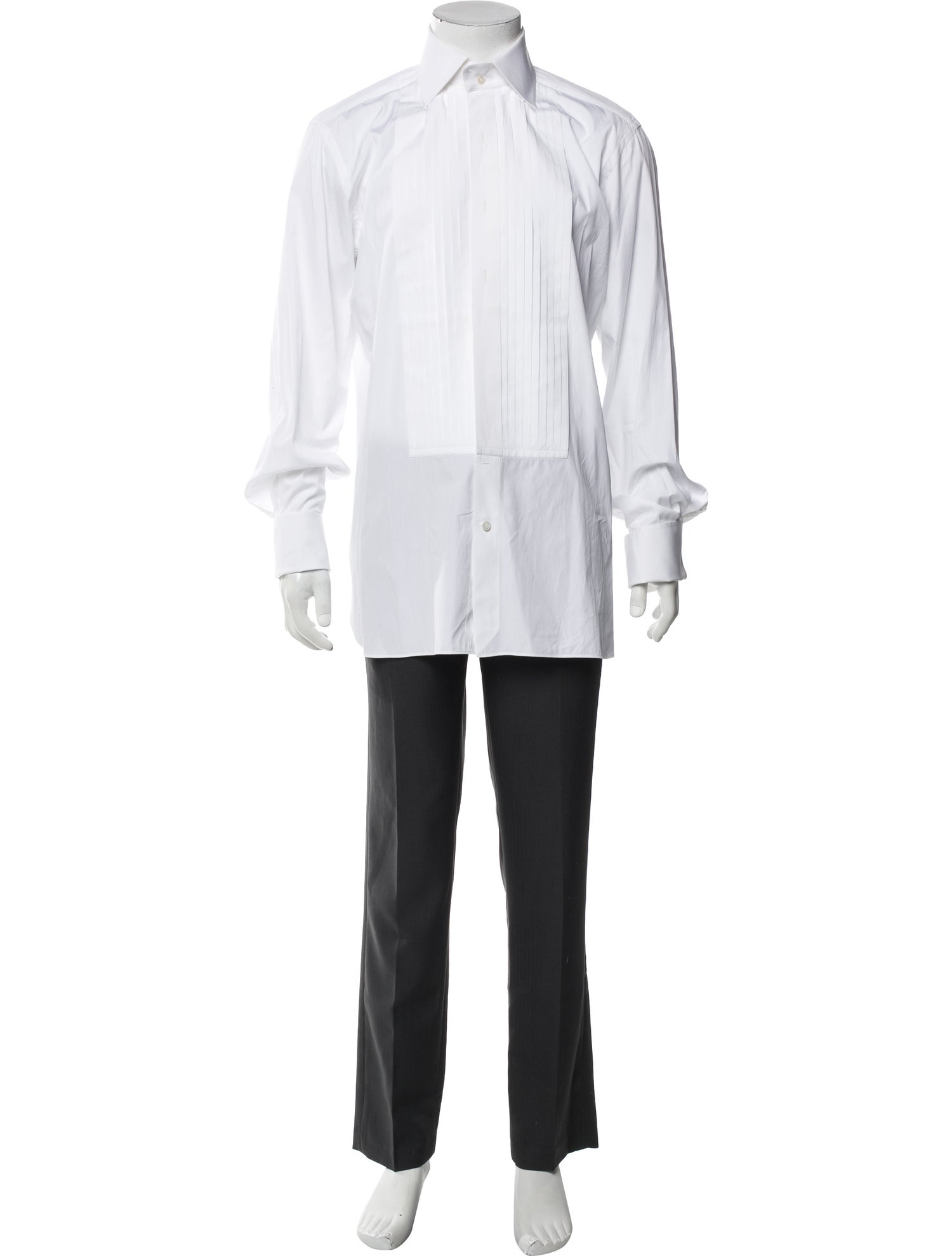 Tom Ford Long Sleeve Tuxedo Shirt