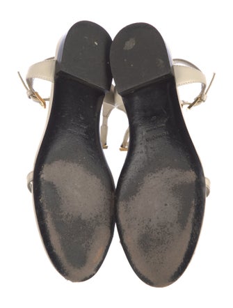 Tom Ford Leather T-Strap Sandals