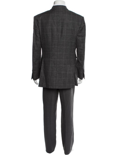 Tom Ford Wool Plaid Print Blazer