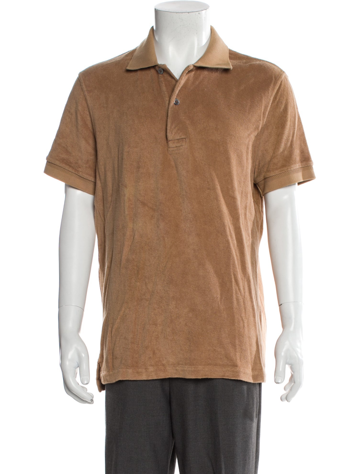 Tom Ford Collar Short Sleeve Polo Shirt
