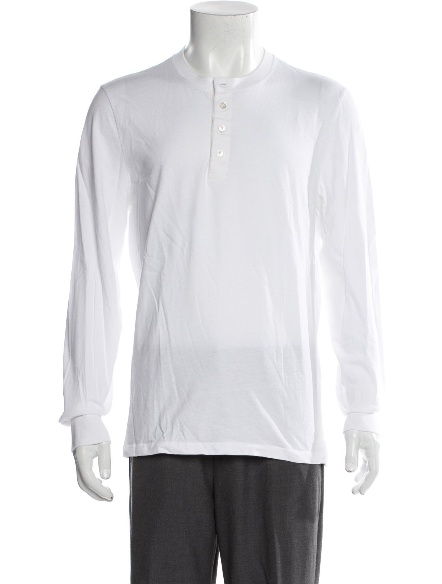Tom Ford Mock Neck Long Sleeve Polo Sweater