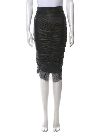 Tom Ford Embroidered Accent Knee-Length Skirt