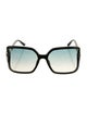 Tom Ford Oversize Gradient Sunglasses