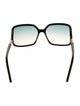 Tom Ford Oversize Gradient Sunglasses