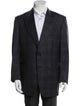 Tom Ford Plaid Print Overcoat