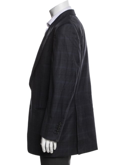 Tom Ford Plaid Print Overcoat