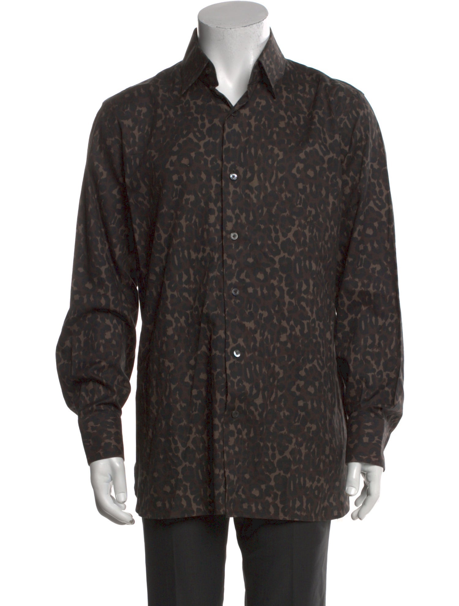 Tom Ford Printed Long Sleeve Shirt