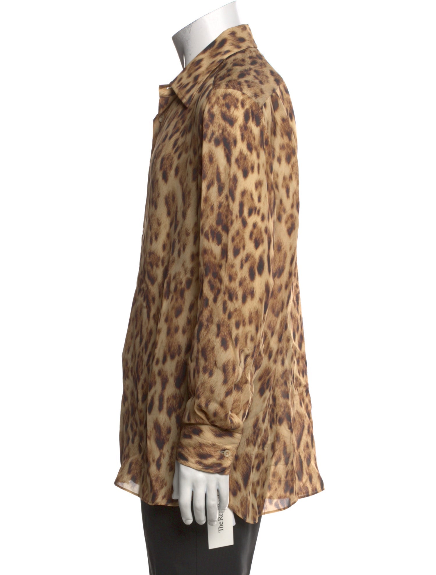 Tom Ford Silk Animal Print Shirt