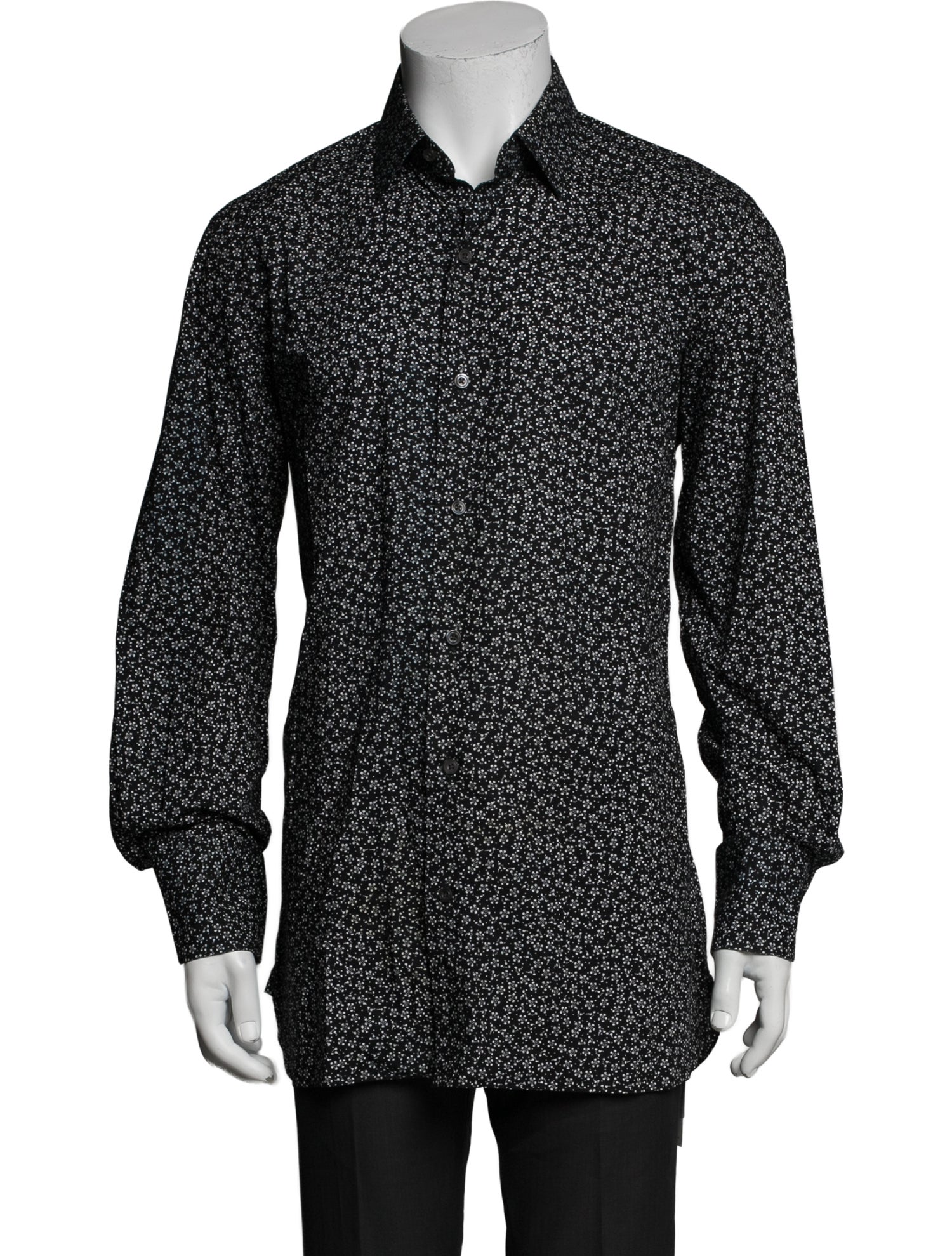 Tom Ford Printed Long Sleeve Shirt