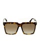 Tom Ford Square Gradient Sunglasses