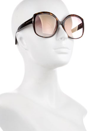 Tom Ford Oversize Gradient Sunglasses