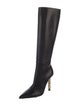 Tom Ford Leather Chain-Link Accents Boots