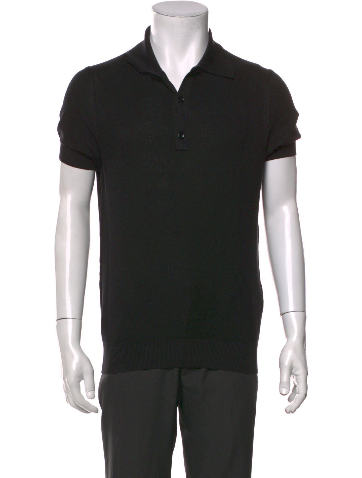 Tom Ford Silk Crew Neck Polo Shirt
