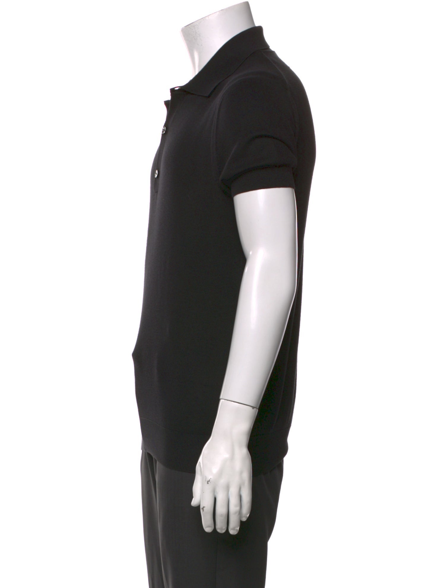 Tom Ford Silk Crew Neck Polo Shirt