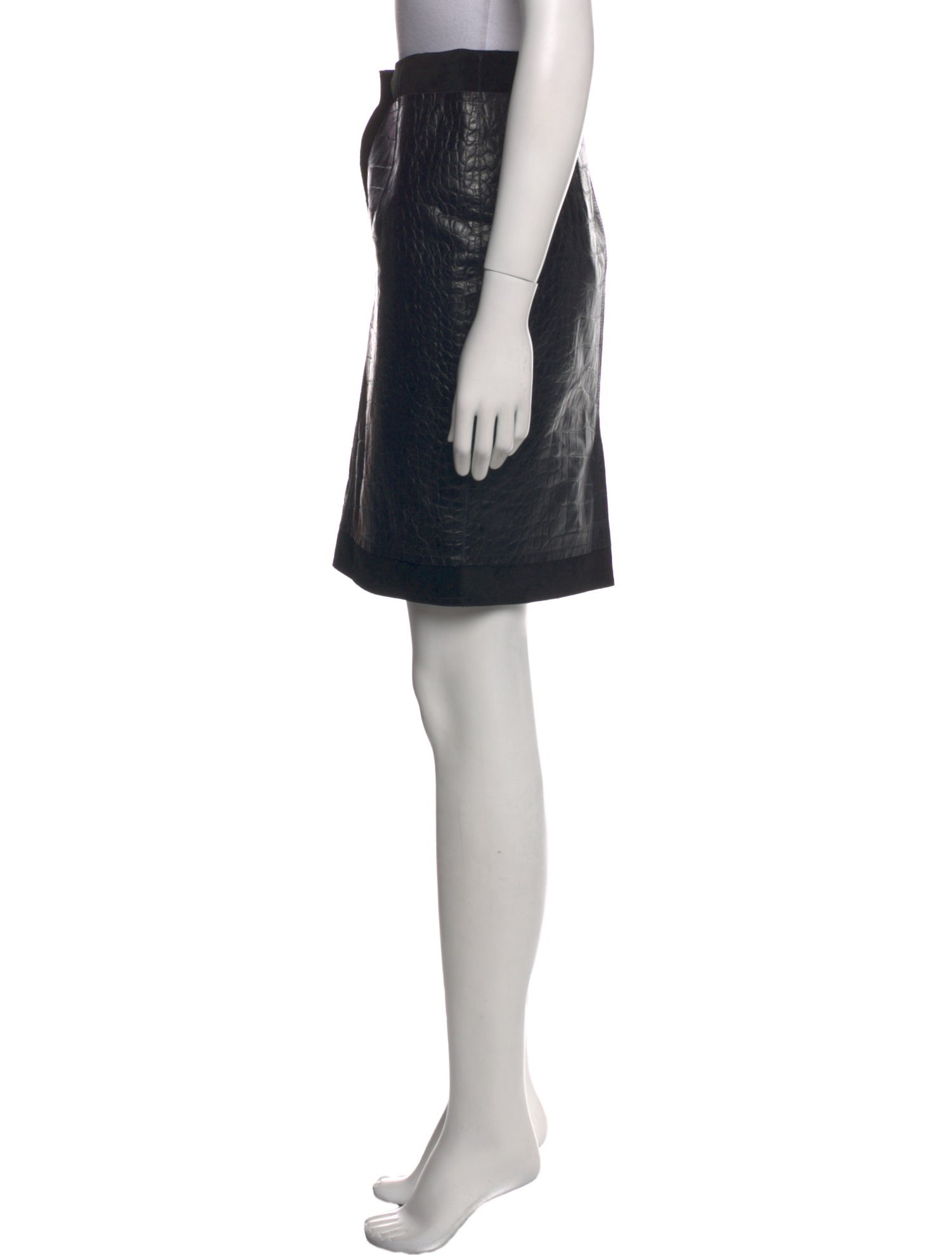 Tom Ford Leather Knee-Length Skirt