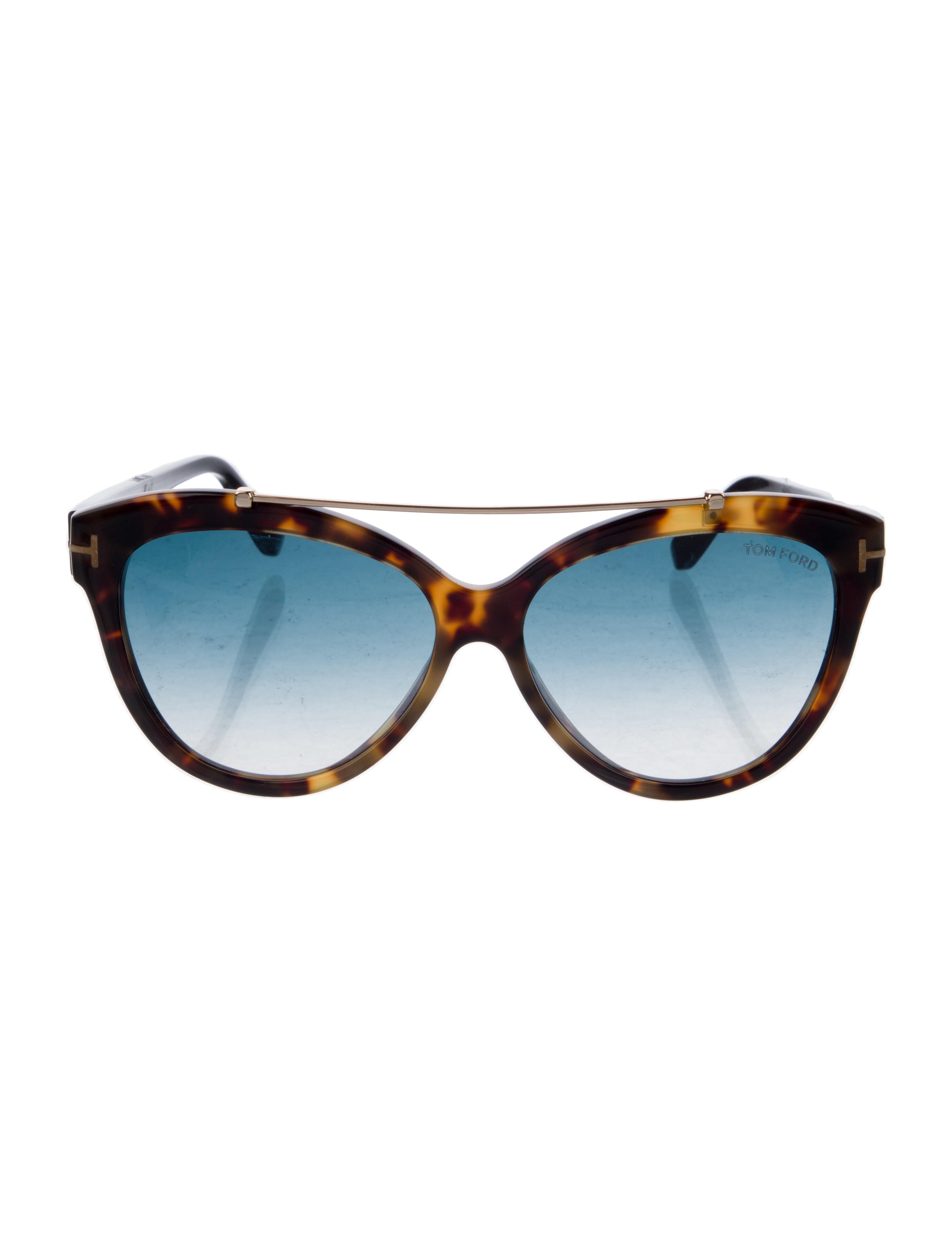 Tom Ford Livia Cat-Eye Sunglasses