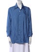 Tom Ford Long Sleeve Button-Up Top