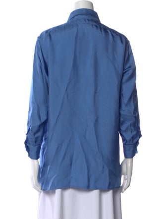 Tom Ford Long Sleeve Button-Up Top