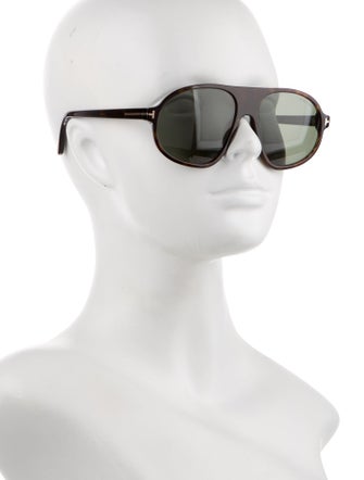 Tom Ford Shield Tinted Sunglasses