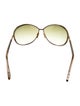 Tom Ford Oversize Gradient Sunglasses
