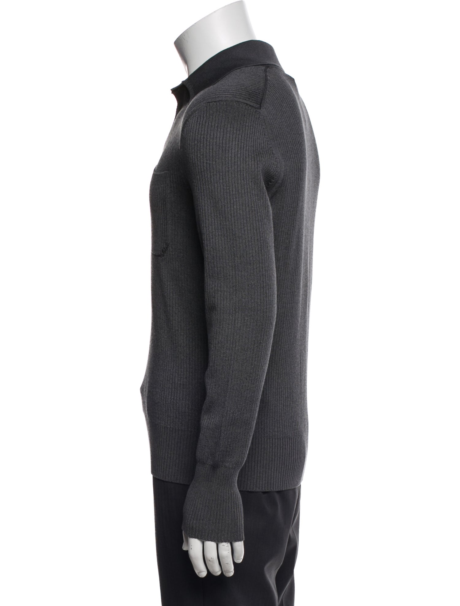 Tom Ford Collar Long Sleeve Polo Sweater w/ Tags