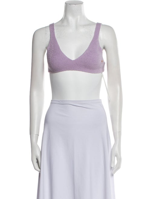 Tom Ford V-Neck Sleeveless Crop Top