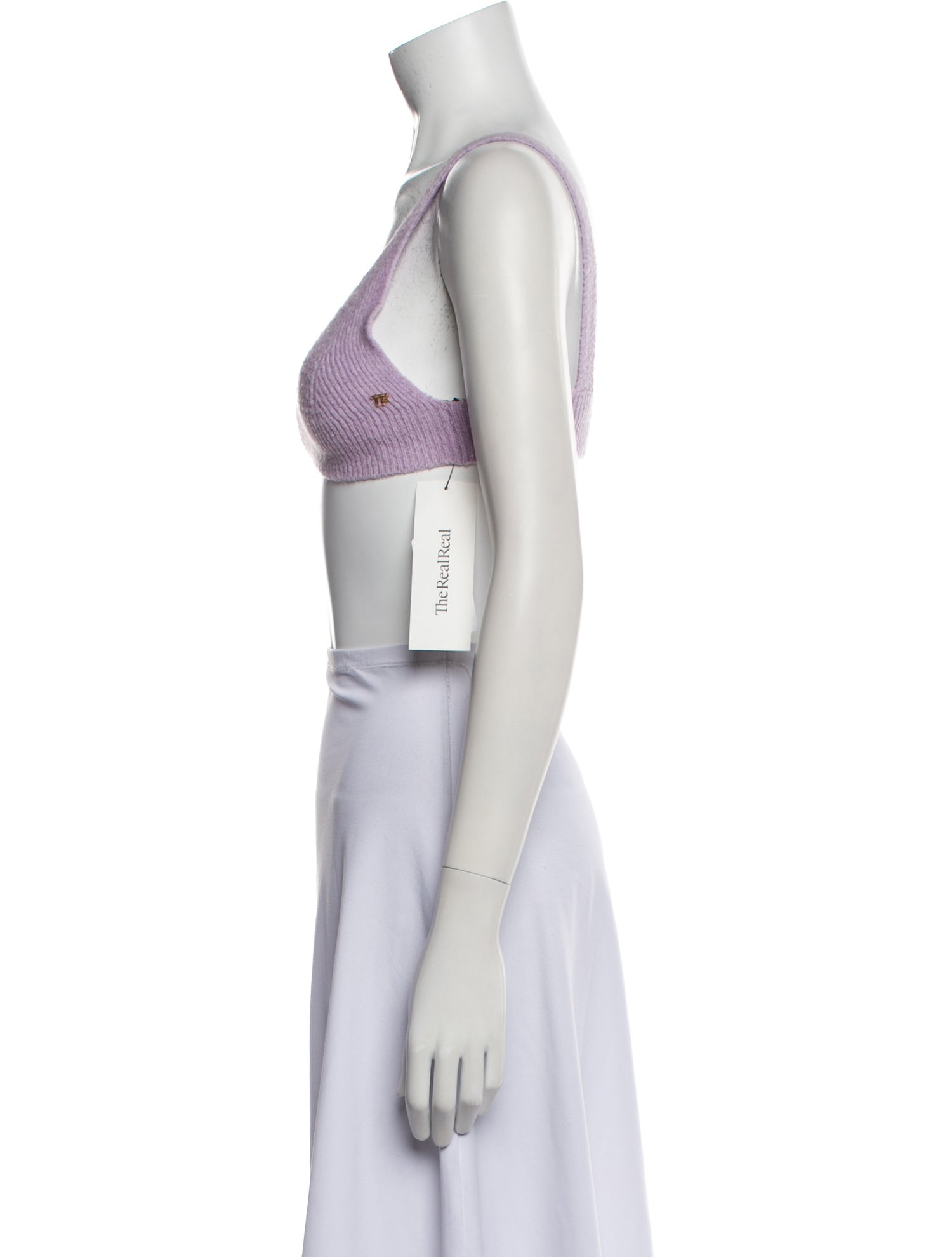 Tom Ford V-Neck Sleeveless Crop Top