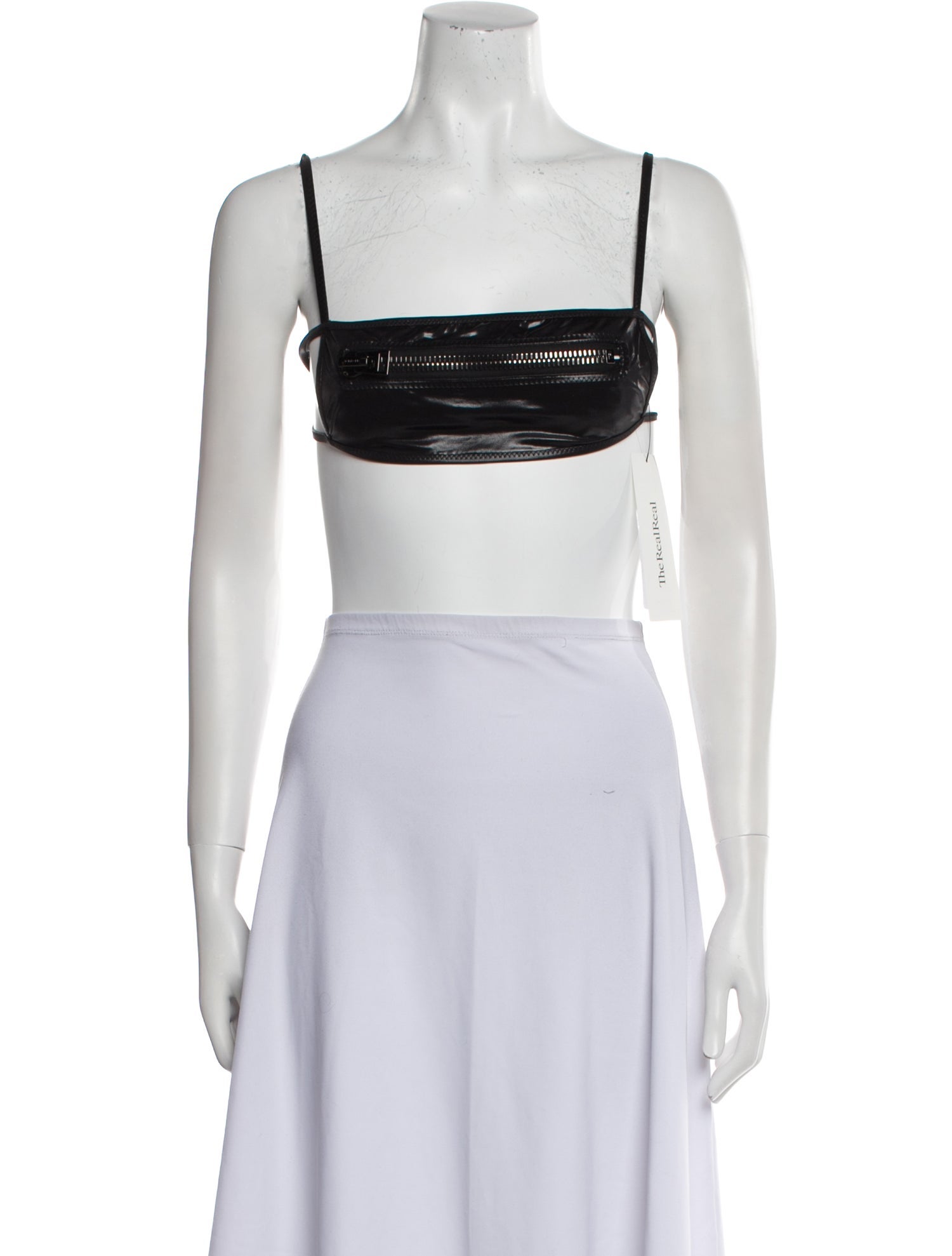 Tom Ford Square Neckline Sleeveless Crop Top