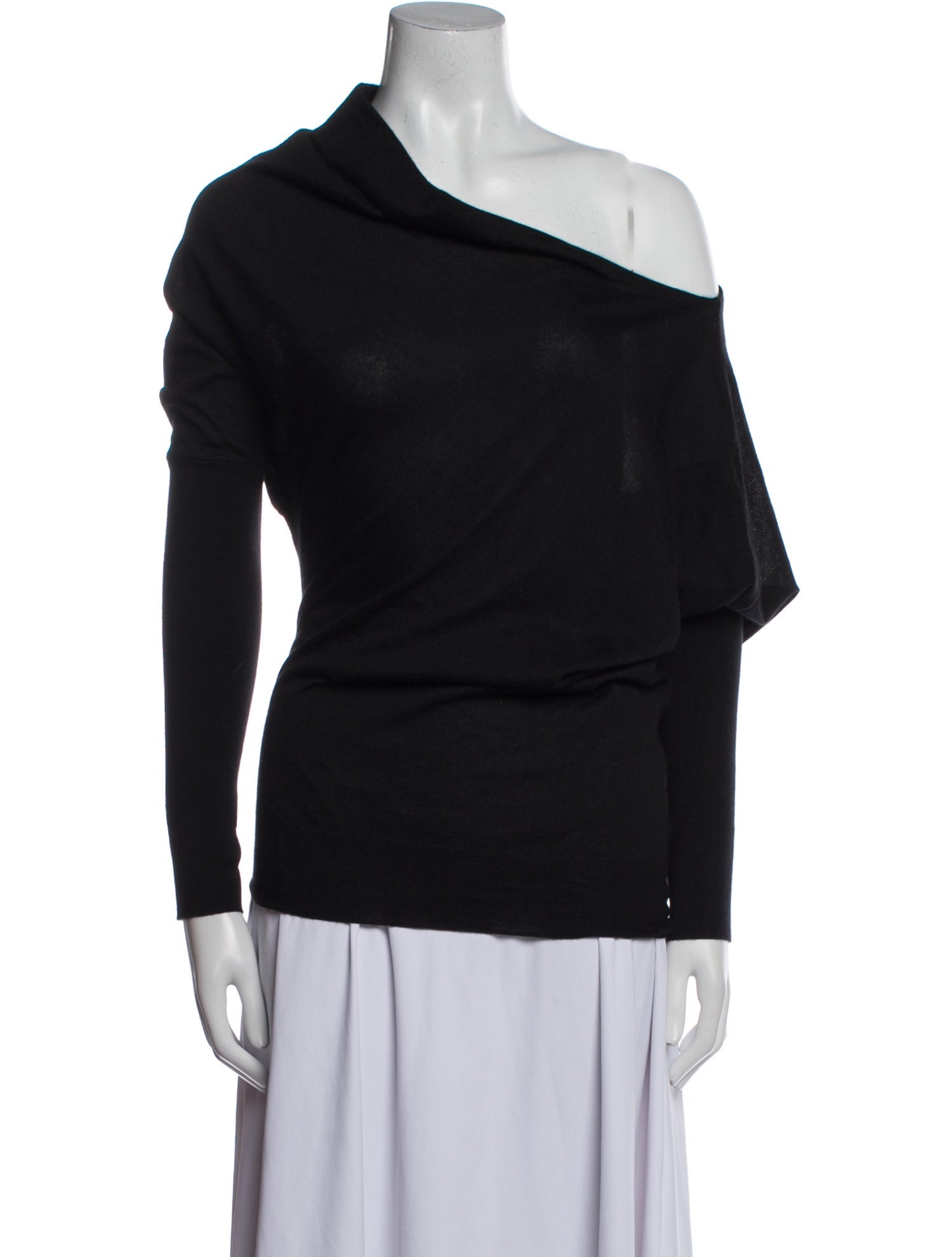 Tom Ford Cashmere One-Shoulder Top