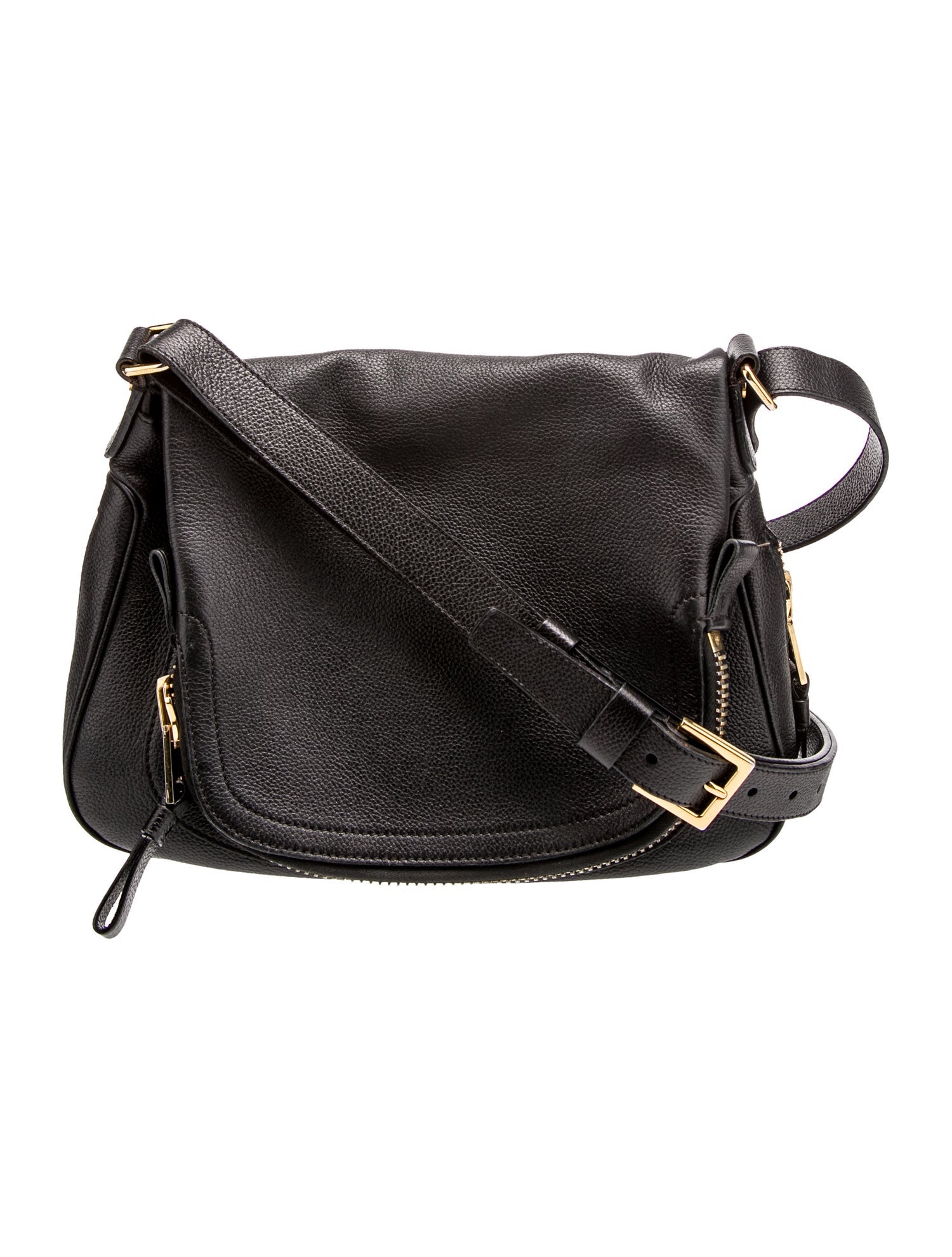 Tom Ford Leather Messenger Bag