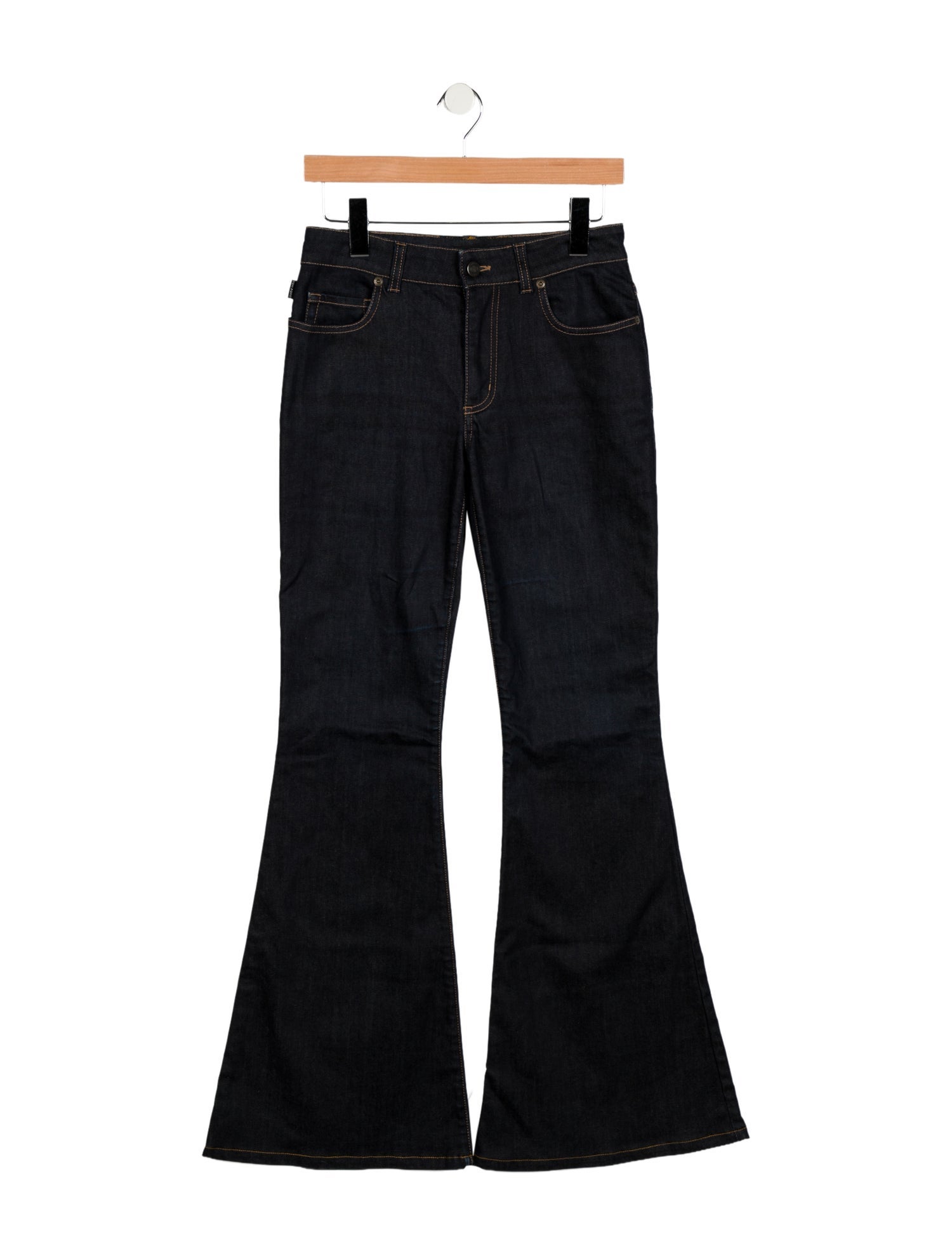 Tom Ford Mid-Rise Wide Leg Jeans