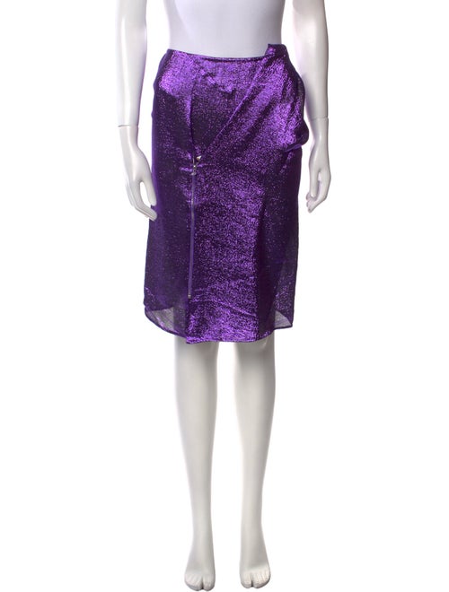 Tom Ford Glitter Accents Knee-Length Skirt