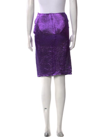 Tom Ford Glitter Accents Knee-Length Skirt