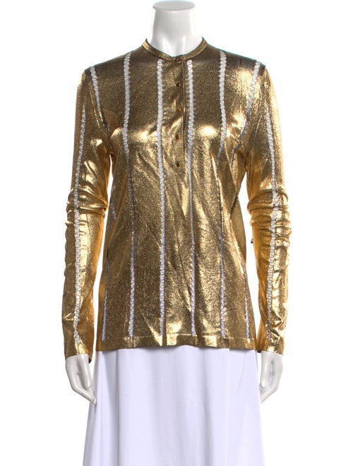 Tom Ford Striped Crew Neck Top