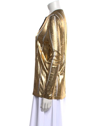 Tom Ford Striped Crew Neck Top