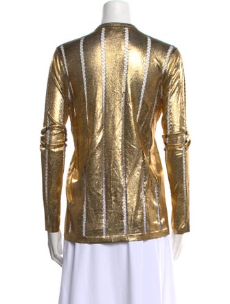 Tom Ford Striped Crew Neck Top